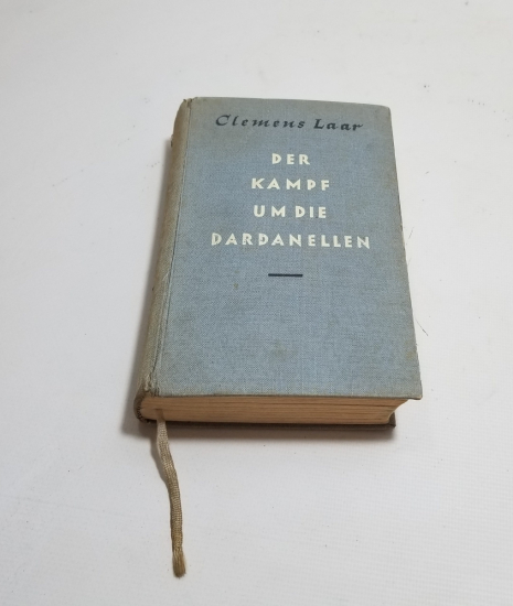 1. DÜNYA SAVAŞI DÖNEMİ İÇİ GRAVÜRLÜ ÇANAKKALE CEPHESİ KONULU ALMAN BASKISI KİTAP