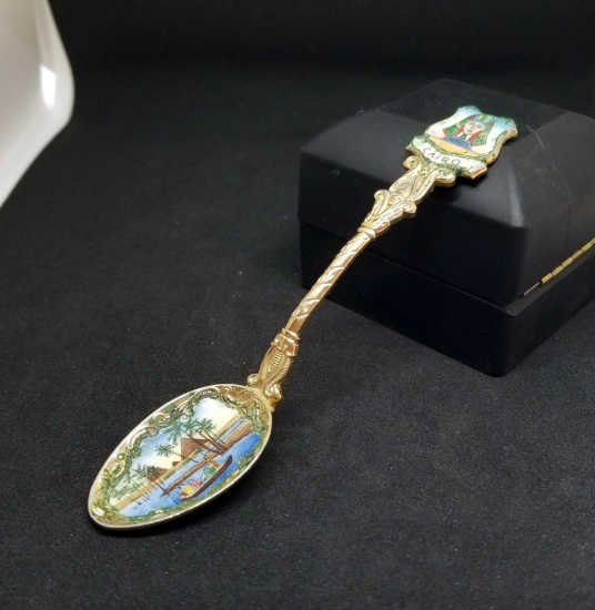 EL BOYAMA ANTİKA HATIRA KAŞIK