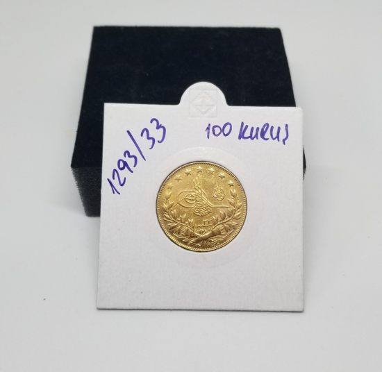 OSMANLI DÖNEMİ ABDÜLHAMİD HAN DÖNEMİ NADİR KÜP ALTINI