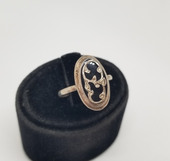 OSMANLI DÖNEMİ EL YAPIMI OLTU TAŞLI ÖZEL YAPIM GÜMÜŞ YÜZÜK