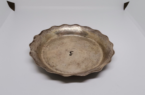 AZNAVUR İŞÇİLİKLİ OSMANLI DÖNEMİ TUĞRALI GÜMÜŞ İFTARİYELİK - HURMALIK