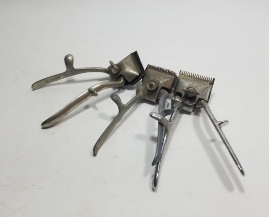 3 ADET ANTİKA MANUEL TRAŞ MAKİNESİ