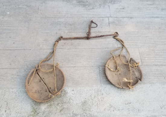 OSMANLI DÖNEMİ AHŞAP KEFELİ TERAZİ