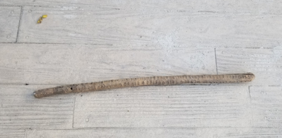 OSMANLI DÖNEMİ EL YAPIMI NADİR AHŞAP BEKÇİ SOPASI