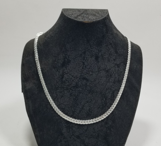 KABARTMA İŞÇİLİKLİ GÜMÜŞ ZİNCİR