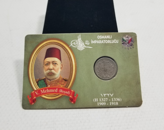 MEHMET REŞAT HAN DÖNEMİ KOLEKSİYONLUK NİKEL 5 PARA
