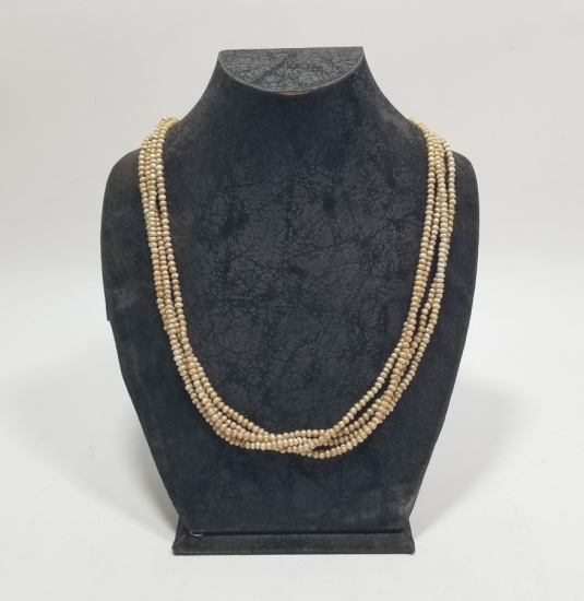 OSMANLI DÖNEMİ BÜYÜK BOY TAM TUR İNCİ GERDANLIK