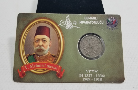 MEHMET REŞAT HAN DÖNEMİ KOLEKSİYONLUK NİKEL 10 PARA