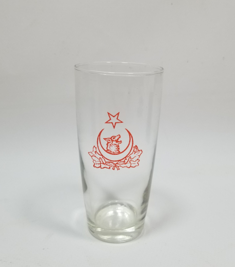 CUMHURİYET BAŞLARI ÇOK NADİR ÜZERİ BOZKURT VE AY YILDIZLI BARDAK