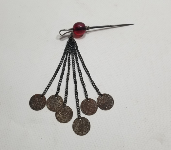 ANTİKA EL YAPIMI BAŞ İĞNESİ