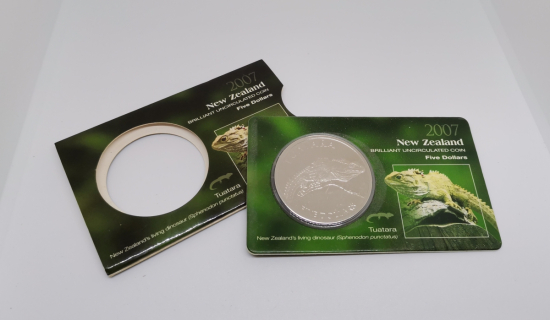 2007 YENİ ZELANDA HATIRA 5 DOLAR