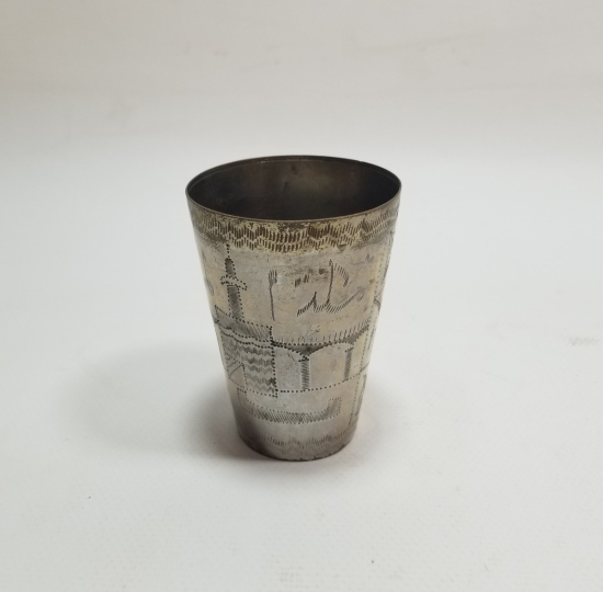 ÜZERİ YAZILI HİCAZ HATIRASI ANTİKA BARDAK