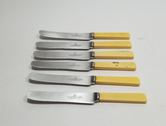 ANTİKA İNGİLİZ BALIK BIÇAĞI TAKIMI