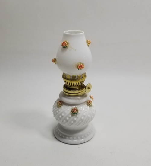 ANTİKA OPALİN GAZ LAMBASI