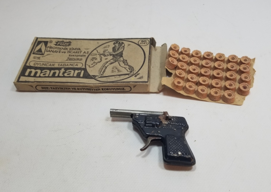 ANTİKA METAL MANTAR TABANCASI