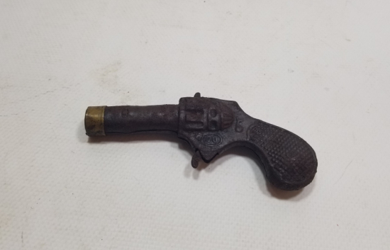 ÇOK NADİR ANTİKA PRİMİTİF FORMLU ANTİKA MANTAR TABANCASI