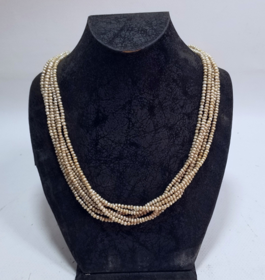 OSMANLI DÖNEMİ BÜYÜK BOY TAM TUR İNCİ GERDANLIK