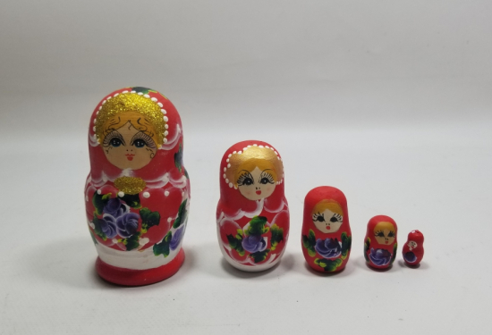 EL BOYAMA RUS MATRUŞKA TAKIMI