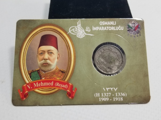 MEHMET REŞAT HAN DÖNEMİ KOLEKSİYONLUK NİKEL 10 PARA