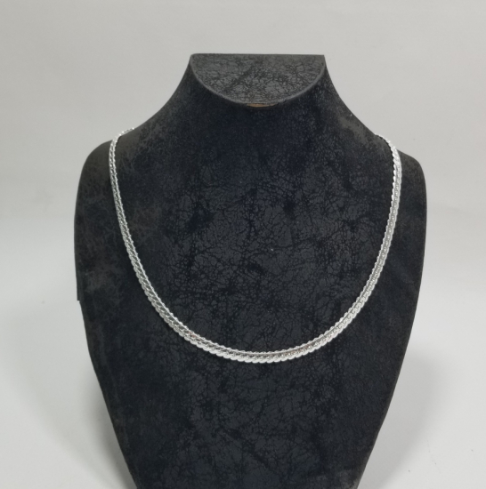 KABARTMA İŞÇİLİKLİ GÜMÜŞ ZİNCİR