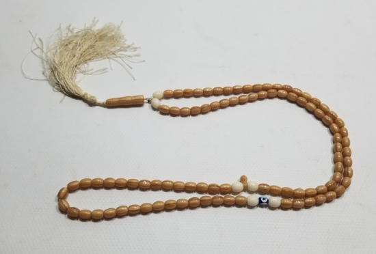 OSMANLI DÖNEMİ NADİR RENKTE BEYKOZ NAMAZ TESPİHİ