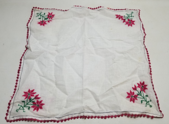 OSMANLI DÖNEMİ KANAVİÇE İŞÇİLİKLİ GELİN ÇEVRESİ