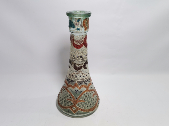 EL BOYAMA VE MİNE İŞÇİLİKLİ ANTİKA NARGİLE ŞİŞESİ