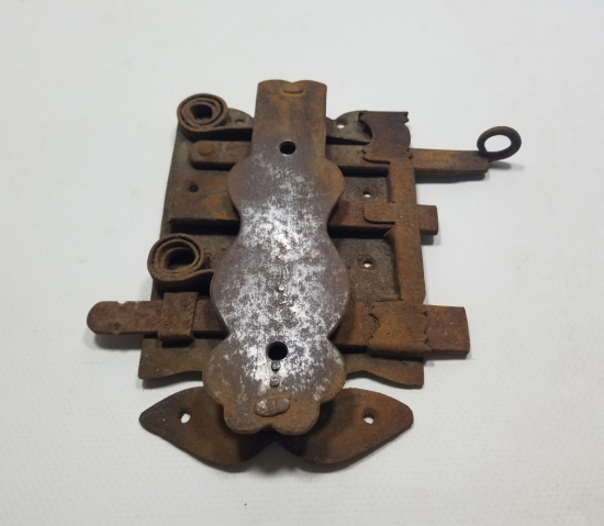 ÜZERİ OSMANLICA YAZILI OSMANLI DÖNEMİ NADİR KÜTAHYA KAPI KİLİDİ