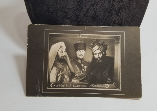 ÇOK NADİR SELAHATTİN EYYÜBİ - MUSTAFA KEMAL PAŞA - ŞERİF AHMET GÖRSELLİ KARTPOSTAL
