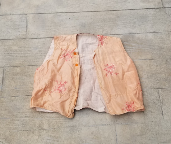 OSMANLI DÖNEMİ EL YAPIMI İPEK KADIN YELEĞİ