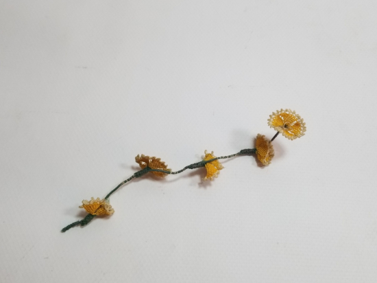 OSMANLI DÖNEMİ İĞNE OYALI KOZAK YÖRESİ NADİR GELİN ÇİÇEĞİ