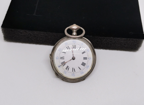 OSMANLI DÖNEMİ GÜMÜŞ KASA ARKADAN KURMALI CEP SAATİ