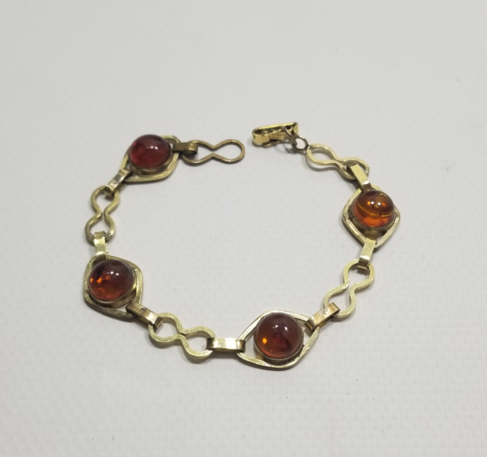 AMERİKAN YAPIMI ÖZEL TASARIM DAMLA KEHRİBAR BİLEKLİK