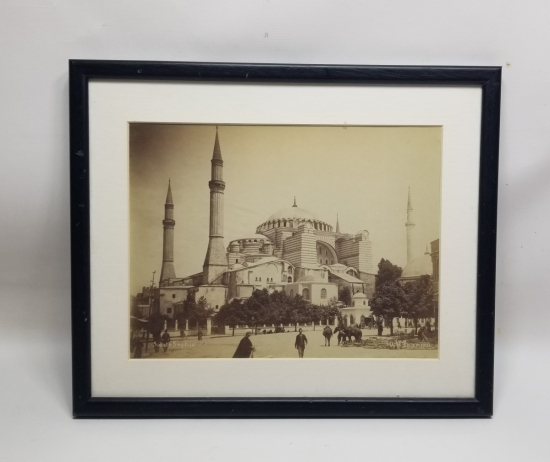 AYASOFYA CAMİİ GÖRSELLİ OSMANLI DÖNEMİ BÜYÜK BOY FOTOĞRAF