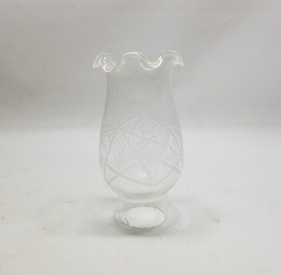 KRİSTAL KESME İŞÇİLİKLİ OSMANLI DÖNEMİ GAZ LAMBASI BACASI