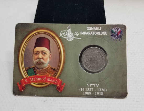MEHMET REŞAT HAN DÖNEMİ KOLEKSİYONLUK NİKEL 10 PARA