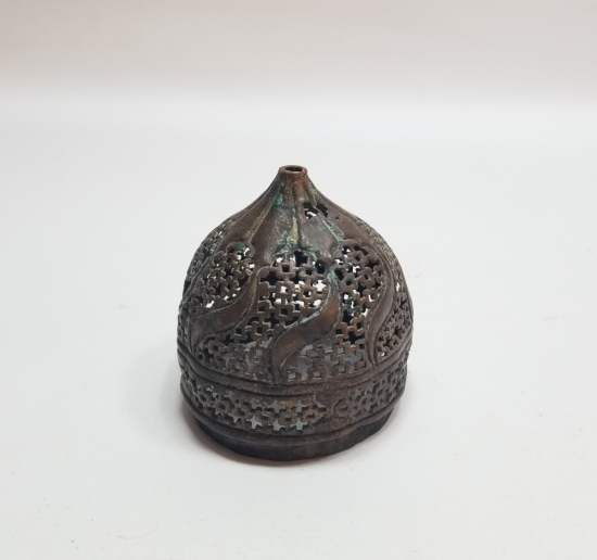 TESTERE İŞÇİLİKLİ OSMANLI DÖNEMİ TOMBAK BUHURDAN KAPAĞI