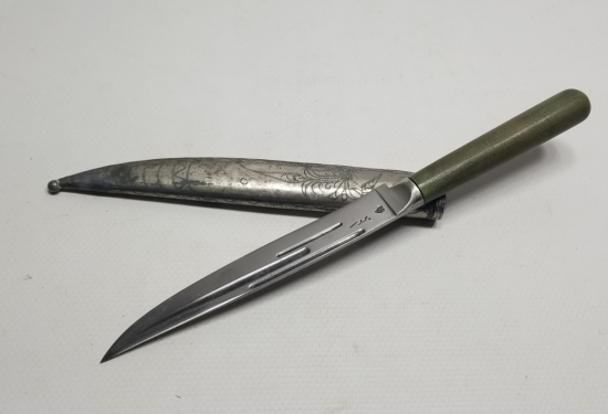 ORİJİNAL KININDA ÇOK NADİR OSMANLI DÖNEMİ MEŞHUR BURSALI BIÇAK USTASI REMZİ USTA YAPIMI BURSA KAMASI