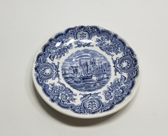 ANTİKA İNGİLİZ PORSELEN TABAK