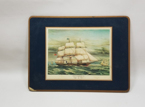 ANTİKA İNGİLİZ RENKLİ GRAVÜR PANO