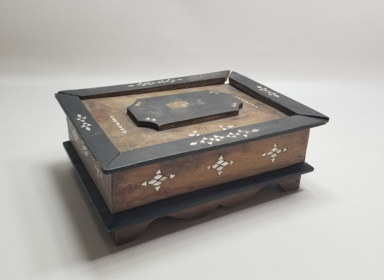 SEDEF ÇAKMA İŞÇİLİKLİ OSMANLI DÖNEMİ NADİR HAKKAK MÜHÜR KUTUSU