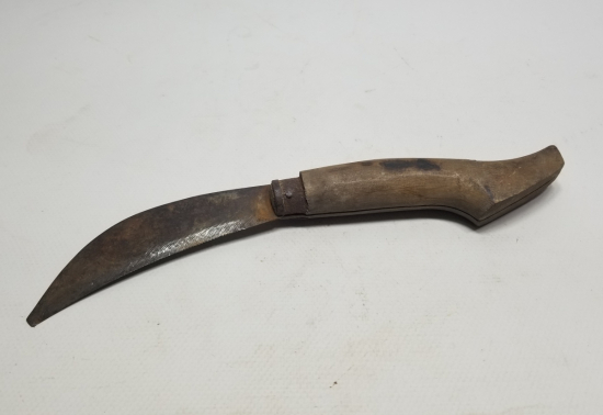 OSMANLI DÖNEMİ EL YAPIMI BURSA İŞİ BAĞ BIÇAĞI