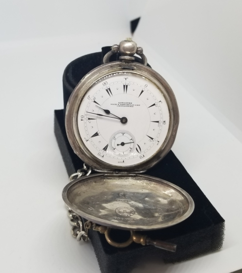 NADİR TİPTE OSMANLI DÖNEMİ LONGİNES KURMALI CEP SAATİ