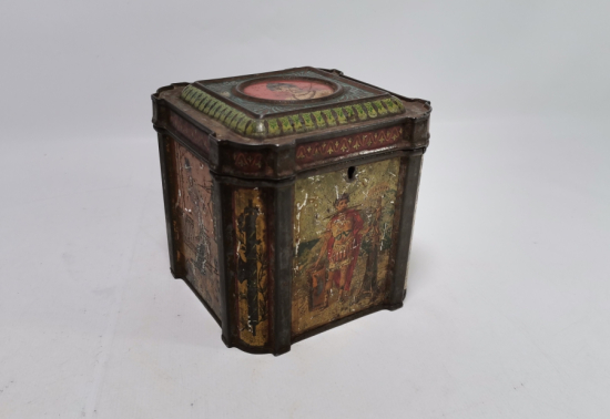 NADİR TİPTE OSMANLI DÖNEMİ ORİJİNAL ETİKETİYLE İNGİLİZ ÇAY KUTUSU