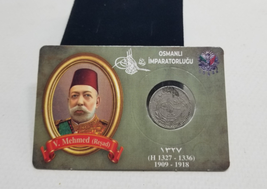 MEHMET REŞAT HAN DÖNEMİ KOLEKSİYONLUK NİKEL 10 PARA
