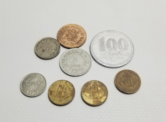 ANTİKA KARIŞIK JETON LOTU