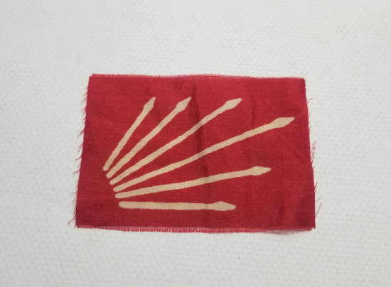 CUMHURİYET BAŞLARI ÇOK NADİR CHP YAKA BAYRAĞI