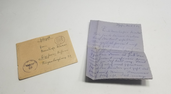 2. DÜNYA SAVAŞI DÖNEMİ NAZİ DAMGALI NADİR MEKTUP