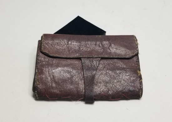 OSMANLI DÖNEMİ DERİ SUBAY CÜZDANI