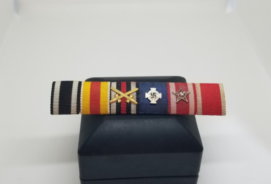 1. VE 2. DÜNYA SAVAŞINA KATILMIŞ BİR SUBAYA AİT ÇOK NADİR MİNYATÜR MADALYA BARI